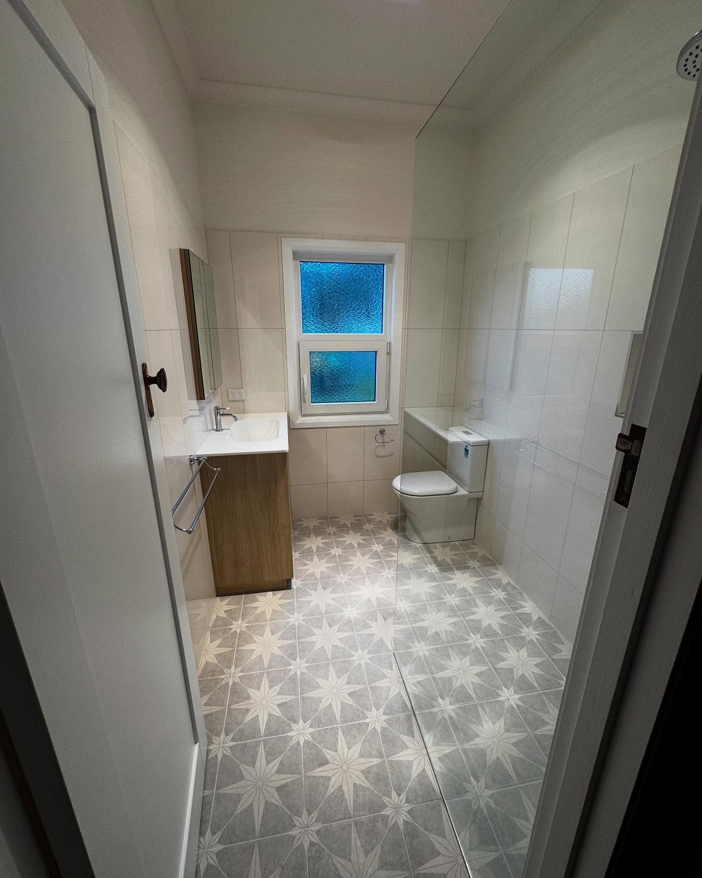 Finished bathroom and joinery