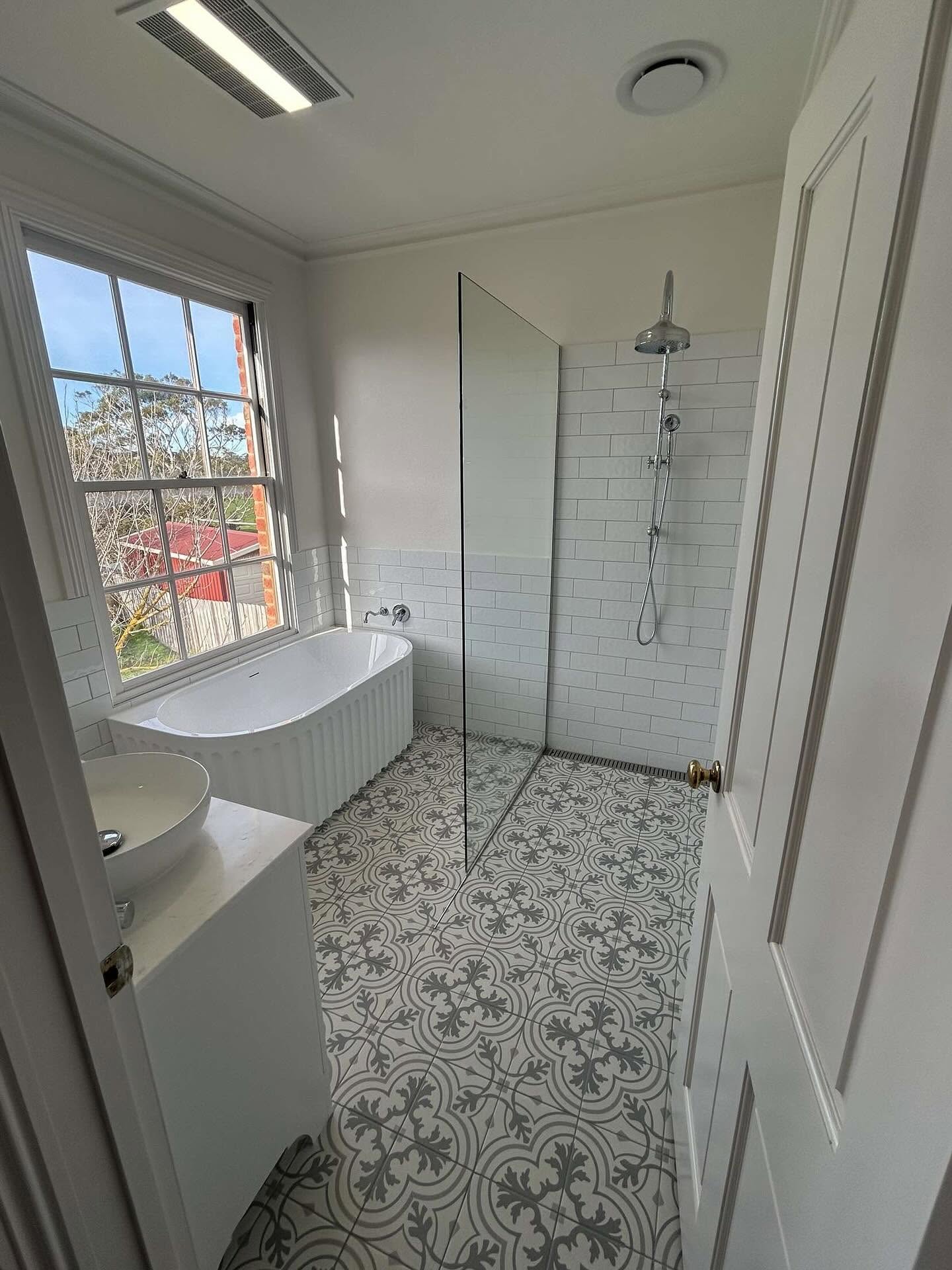 Renovated bathroom