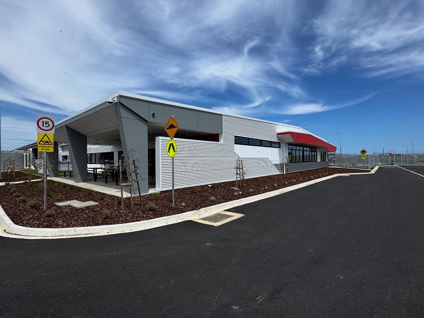 Completed commercial facility